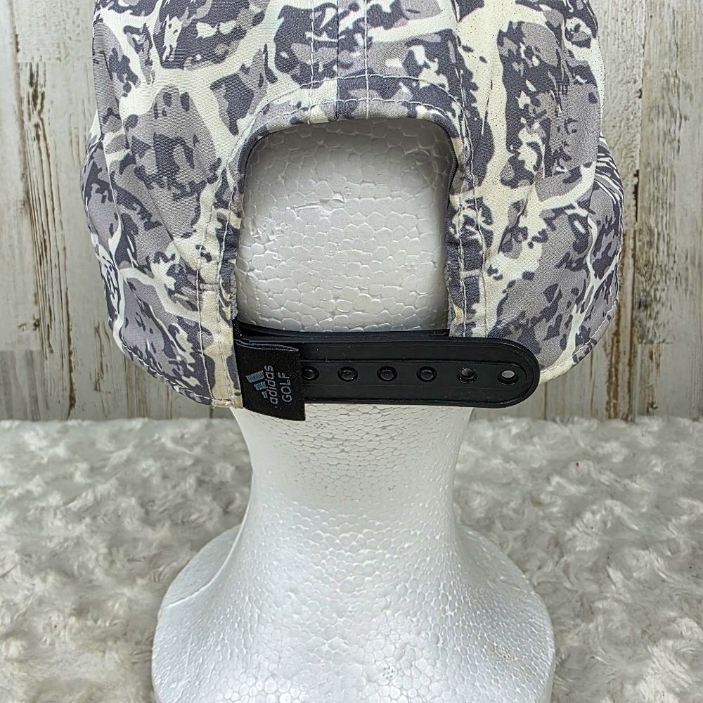 adidas Grey and White Camouflage Baseball Cap - Picture 6 of 8